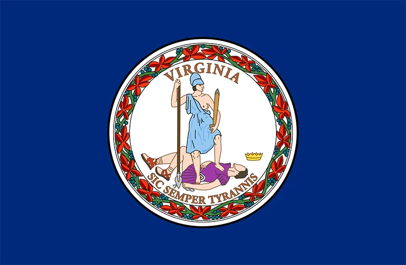 Flag Virginia