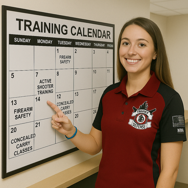 Firearm Training Calendar