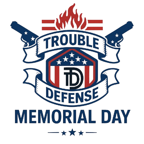 trouble defense memorial day logo