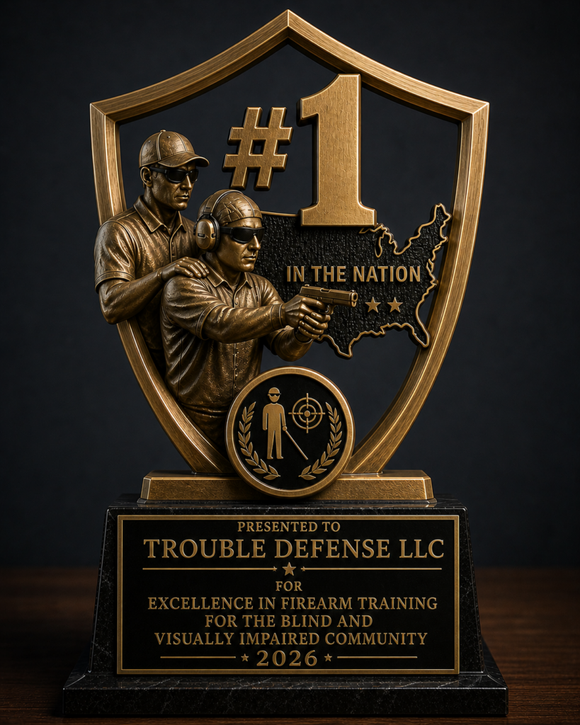 Number 1 firearm training for blind and low vision