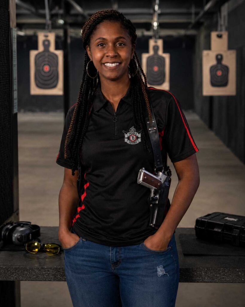 Sheena Parker’s instructor portrait from Trouble Defense