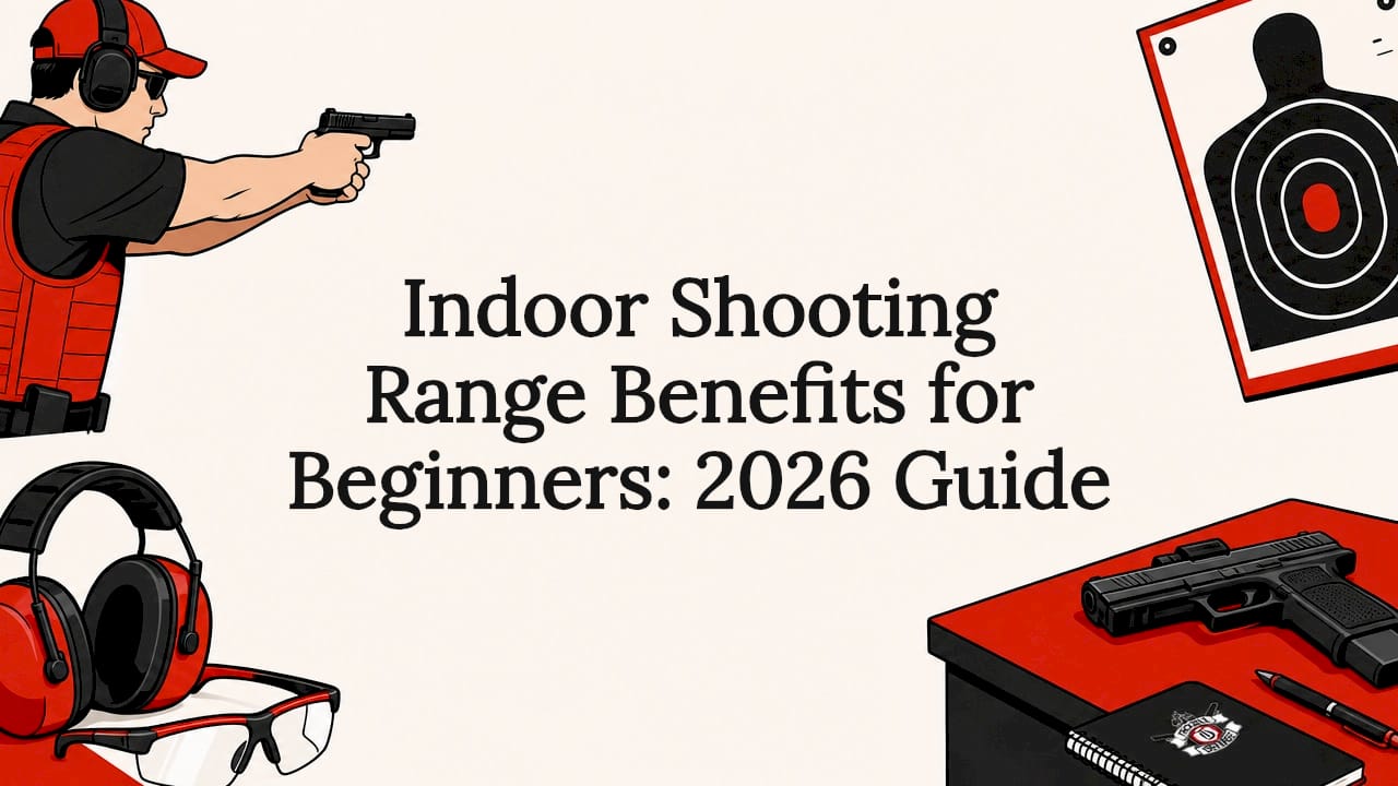 Read more about the article Indoor Shooting Range Benefits for Beginners: 2026 Guide