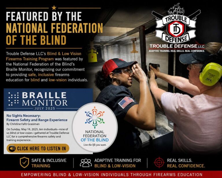 blind firearm training