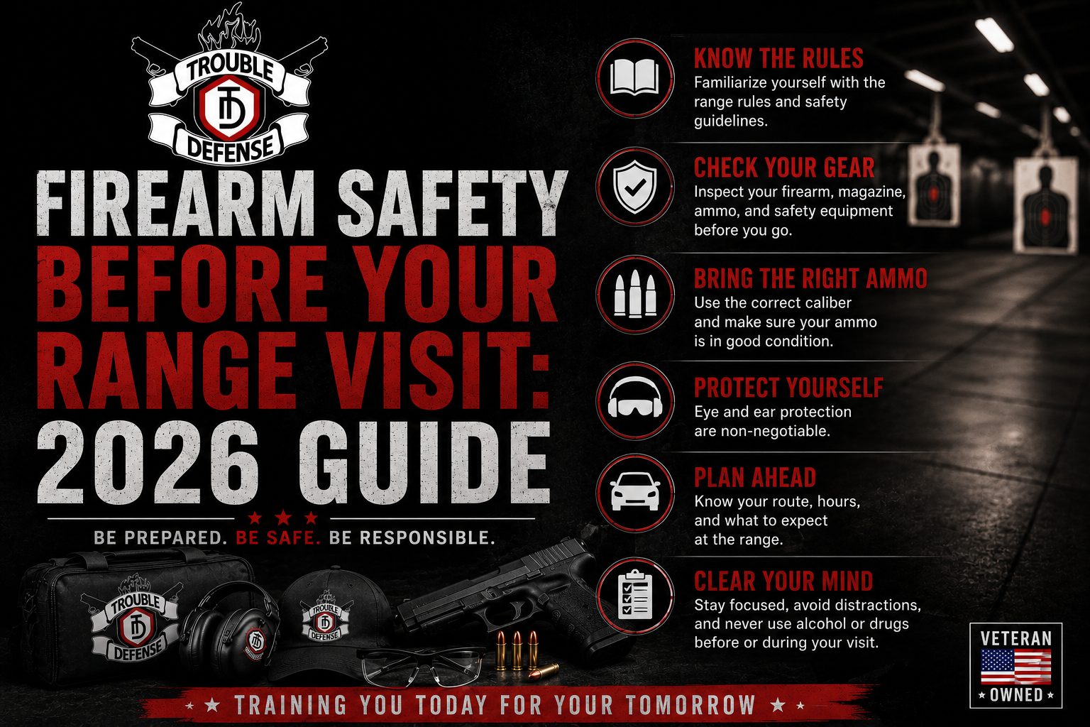 Read more about the article Firearm Safety Before Your Range Visit: 2026 Guide