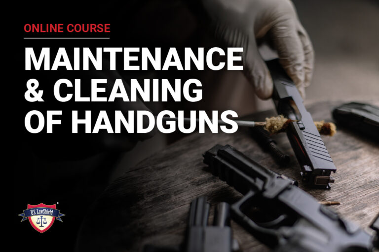 Maintenance Cleaning of Handguns