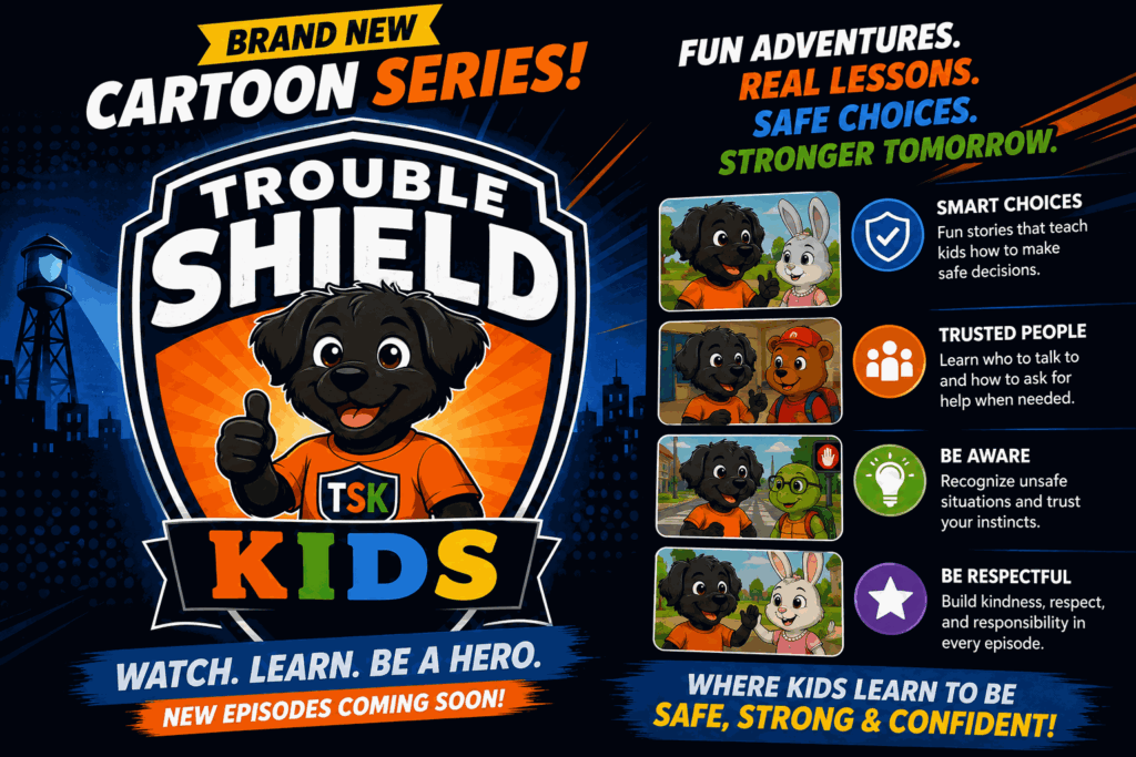 Trouble Shield Kids Cartoon Series Optimized