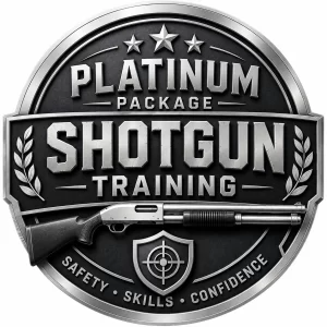platinum shotgun training badge small