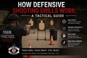 Read more about the article How Defensive Shooting Drills Work: A Tactical Guide