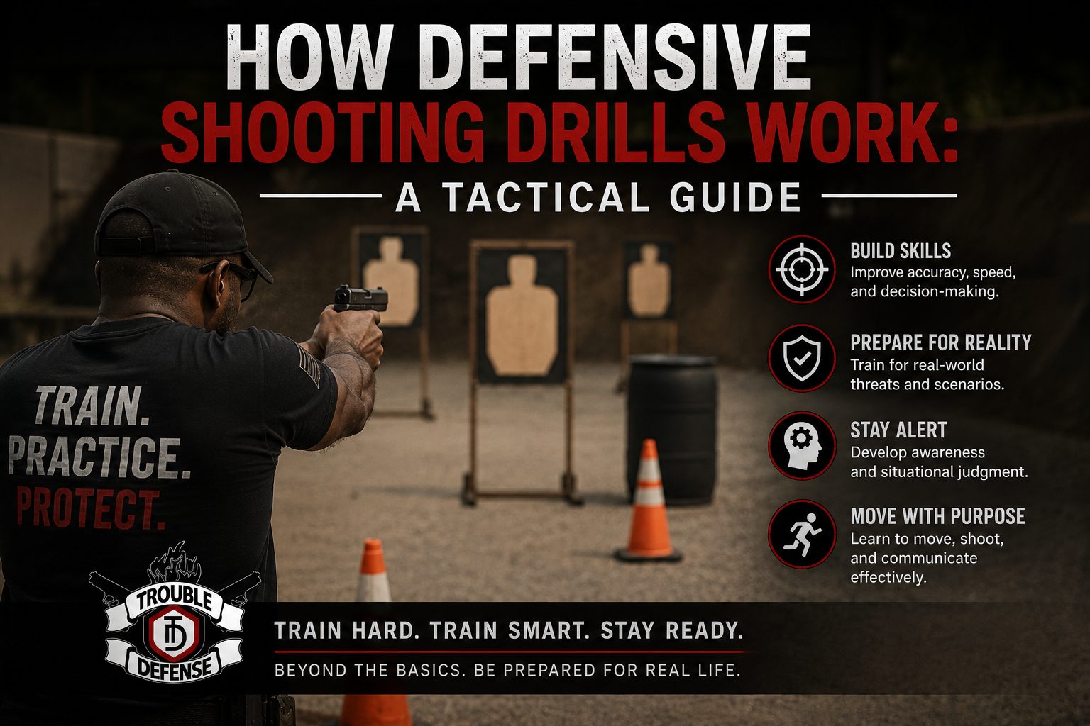 Read more about the article How Defensive Shooting Drills Work: A Tactical Guide