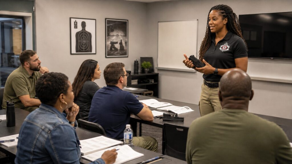 Trouble Defense concealed carry classroom training