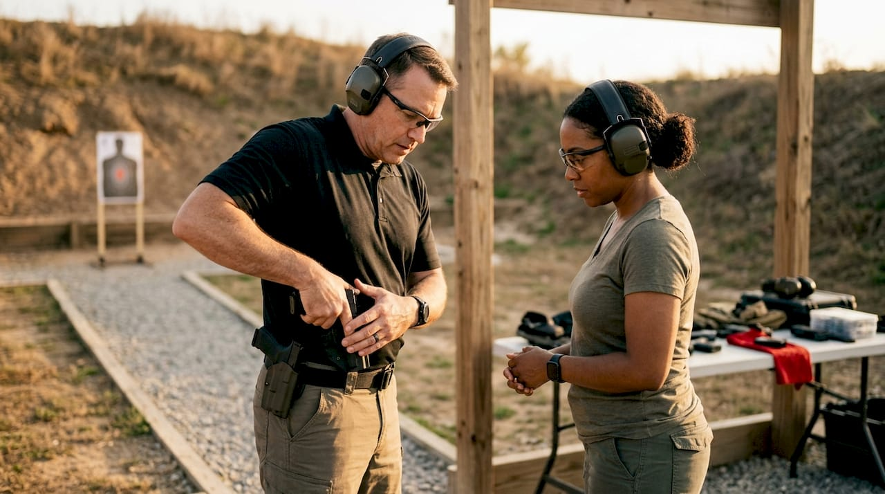 Instructor demonstrating AIWB draw technique