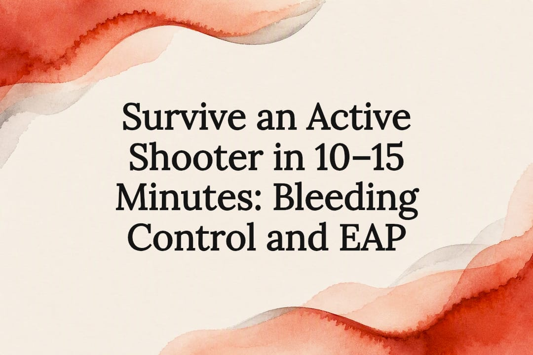 Read more about the article Survive an Active Shooter in 10–15 Minutes: Bleeding Control and EAP