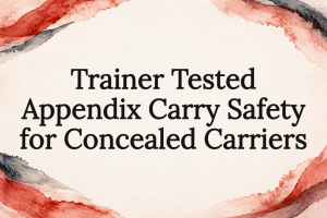Read more about the article Trainer Tested Appendix Carry Safety for Concealed Carriers