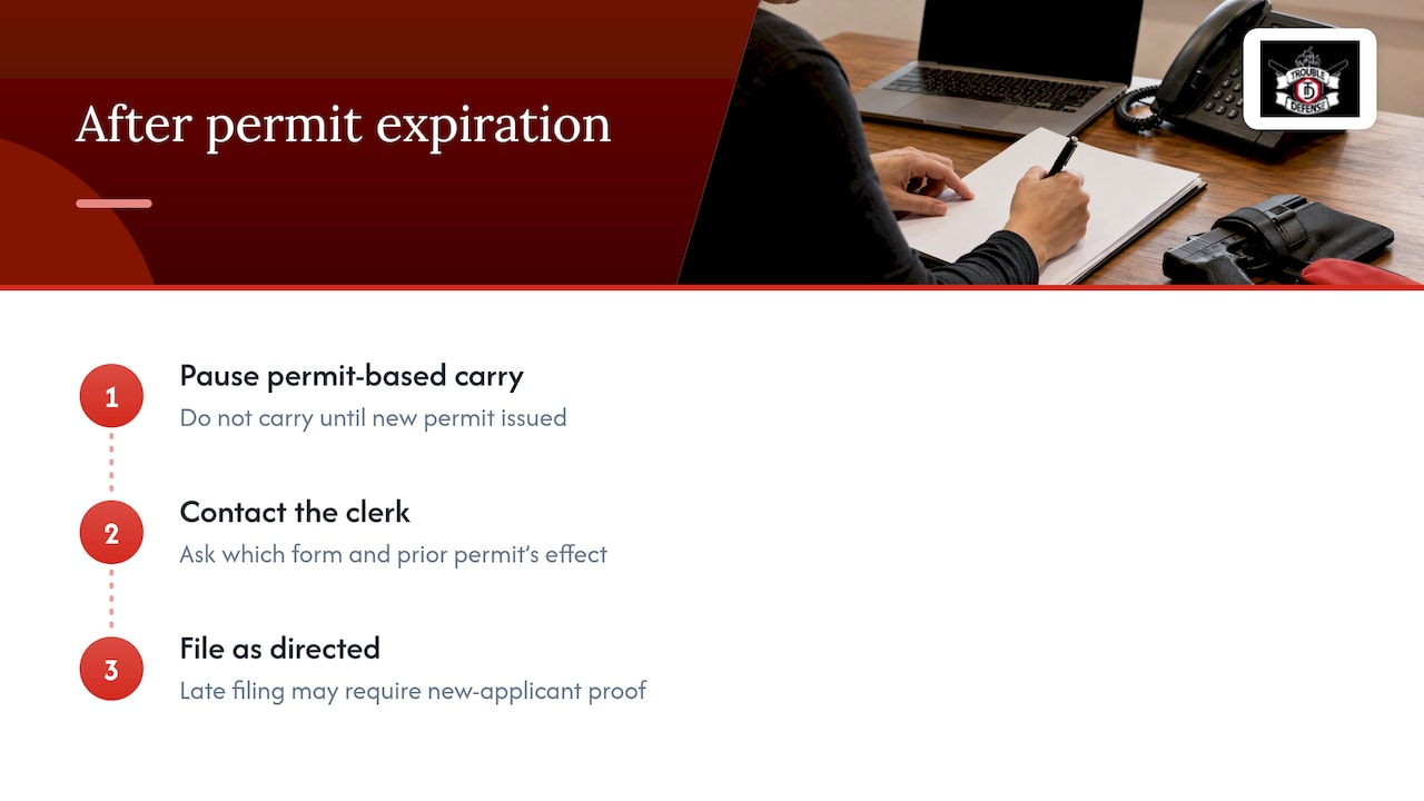 What if your permit has expired? — overview diagram