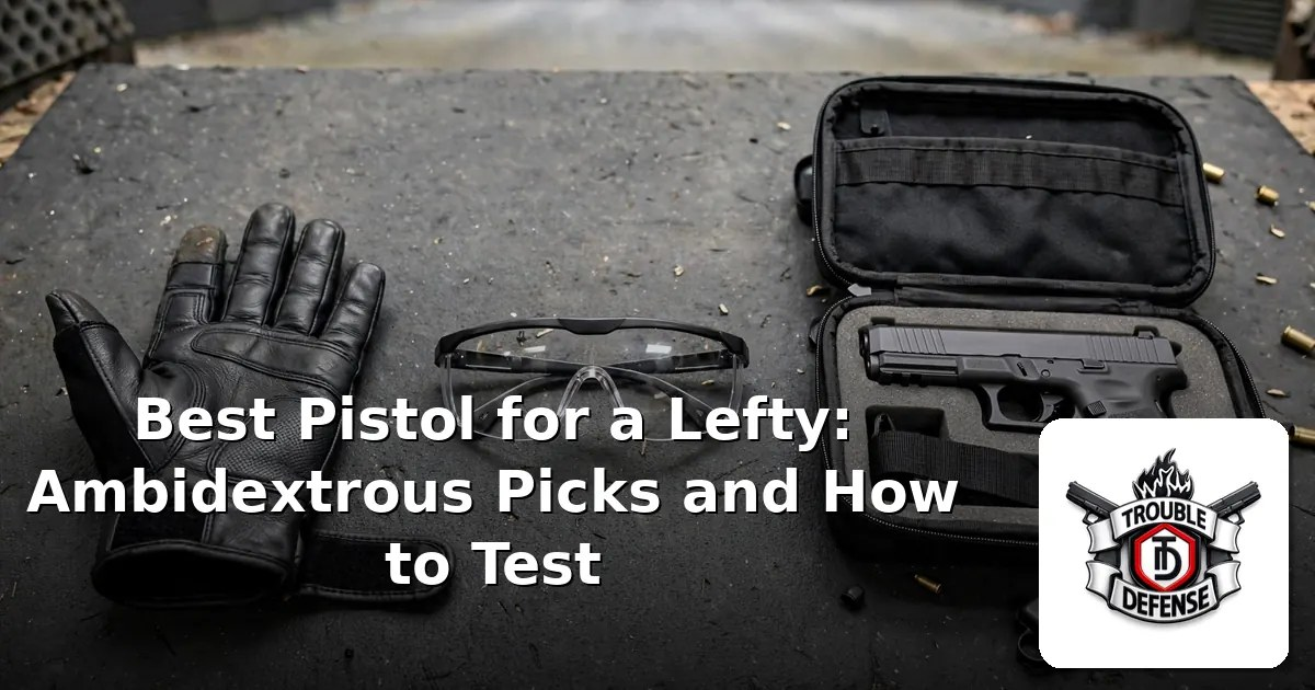 Read more about the article Best Pistol for a Lefty: Ambidextrous Picks and How to Test Them